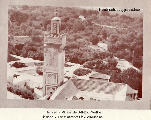 Tlemcen. - Minaret de Sidi-Bou-Mdine