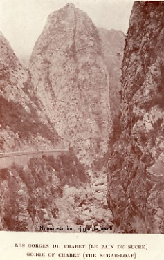 Les gorges du Chabet (Le pain de sucre)