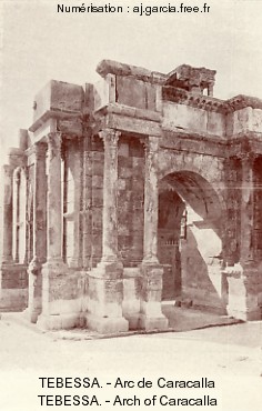 TEBESSA. - Arc de Caracalla
