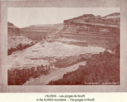L'Aurs. - Les gorges de Rouffi.