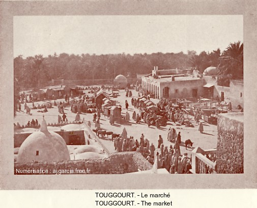 TOUGGOURT. - Le march.