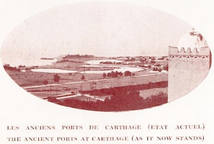 Les anciens ports de Carthage. (Etat actuel)