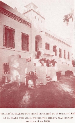 Villa d'El-Biar o fut sign le trait du 05 juillet 1830.
