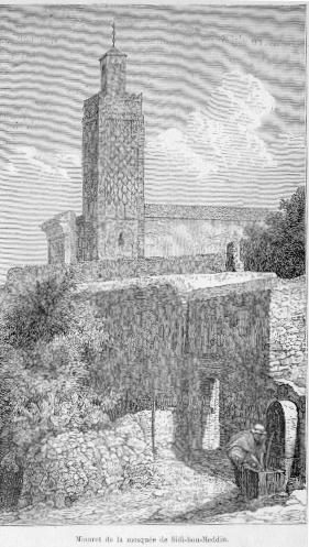 Minaret de la mosque de Sidi-bou-Meddin.