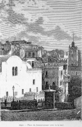 Alger. Place du Gouvernement. (ct de la mer.)