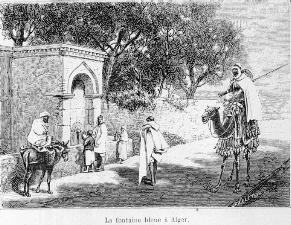 La fontaine bleue  Alger.