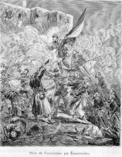 Prise de Constantine par Lamoricire.