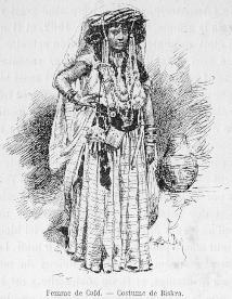Femme de Cad. - Costume de Biskra.