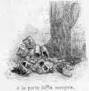 A la porte de la mosque.