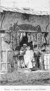 Tunis. - Bazars faisant face  ma fentre.