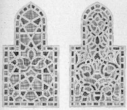 Fig. 83 et 84. - Vitraux du XVème siècle.