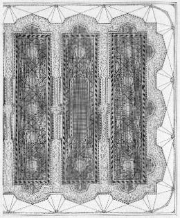 Fig. 107. - Plafond de la mosque d'EL-MOYYED.