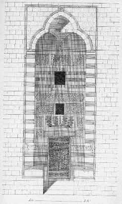 Fig. 94. - Portail de la mosquée de Kaïtbaï.