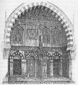 Fig. 97. - Mosque de Katba. (Le sanctuaire.)