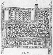 Fig. 115. - Koursi de la mosqur de Katba. (Muse arabe)