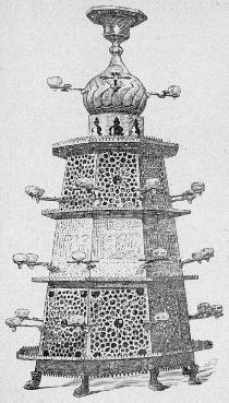 Fig. 128. - Lampe de la mosque de Kalaoun.