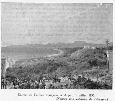 Entre de l'arme franaise  Alger, le 3 juillet 1830