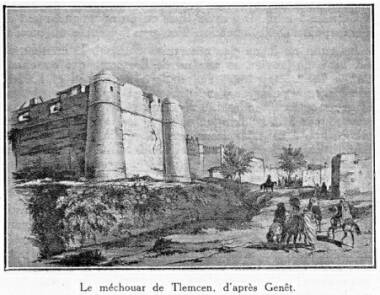Le mchouar de Tlemcen, d'aprs Gent.
