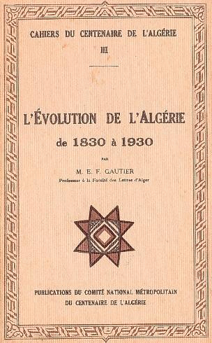 Livret3 - L'VOLUTION DE L'ALGRIE de 1830  1930