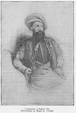 LE GENERAL YUSUF - Lithographie d'Auguete Bry (Bibliothque da Muse de l'Arme)