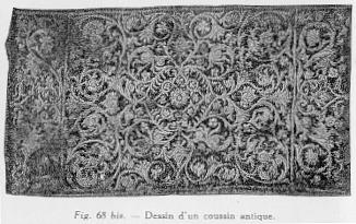 Fig. 68 bis. - Dessin d'un coussin antique.