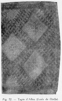 Fig. 72. - Tapis d'Aflou (École de Dielfa).
