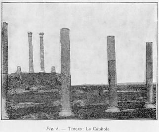 Fig. 8. - TIMGAD : Le Capitole