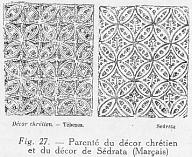 Fig. 27. - Parent du dcor chrtien et du dcor de Sdrata (Marais)