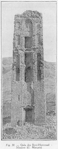 Fig. 30. -- Qala des Beni-Hammad Minaret (G. Marçais)