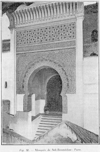 Fig. 50- -- Mosque de Sidi-Boumdine: Porte.