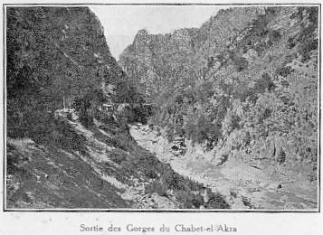 Sortie des Gorges du Chabet-el-Akra