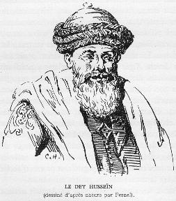 LE DEY HUSSEÏN (dessiné d'après nature par Fernel).
