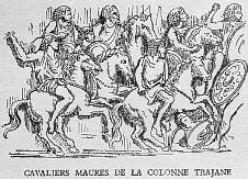 CAVALIERS MAURES DE LA COLONNE TRAJANE.