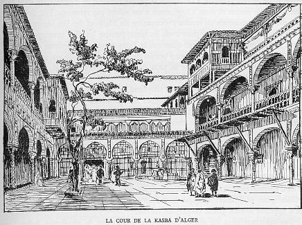 La cour de la kasba d'Alger