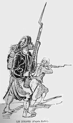 LES ZOUAVES (d'après Raffet).
