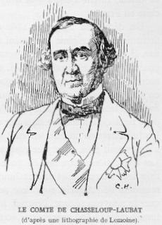 LE COMTE DE CHASSELOUP-LAUBAT (d'aprs une lithographie de Lemoine).