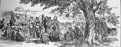 LA DANSE ARABE, d'aprs l'Illustration (1857), frontispice.